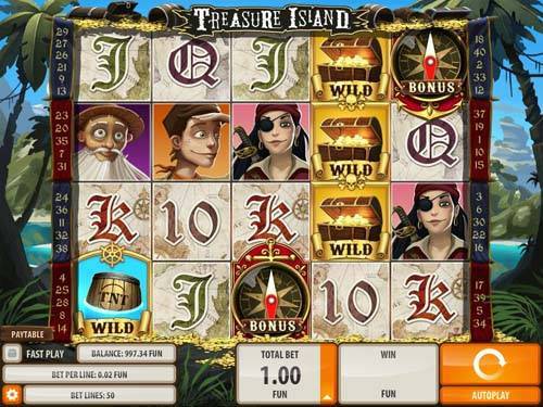 Treasure Island slot free play demo