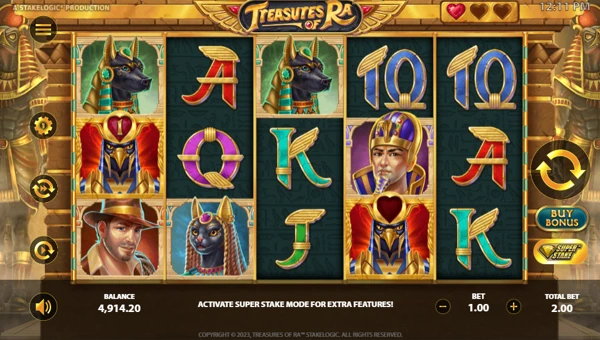 Treasures of Ra base game review