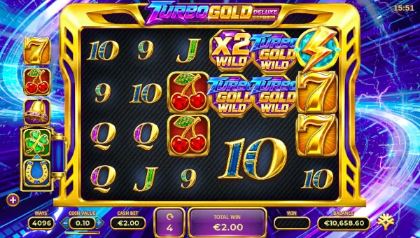 Turbo Gold Deluxe Bonus Game – Free Spins Features