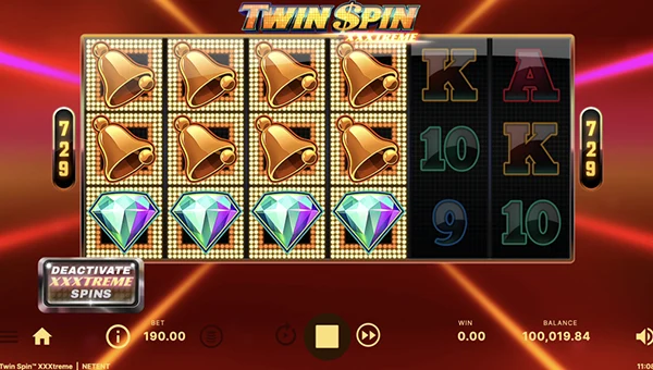 Twin Spin XXXtreme spins