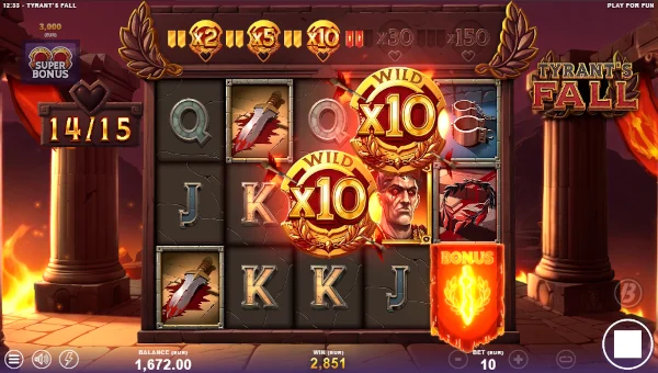 Tyrants Fall free spins