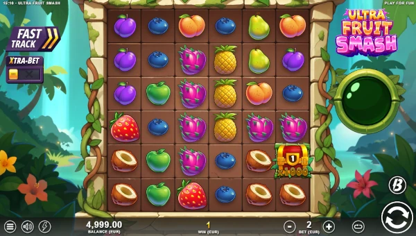 Ultra Fruit Smash slot base game screenshot