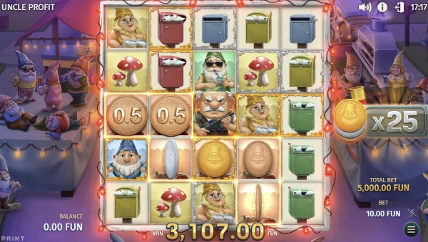 Uncle Profit bonus game