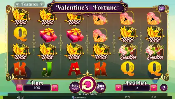 Valentines Fortune base game review
