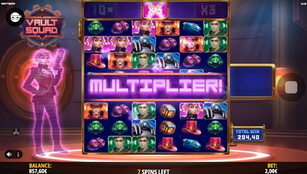 Vault Squad bonus game