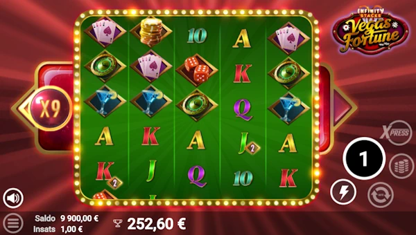 Vegas Fortune bonus game
