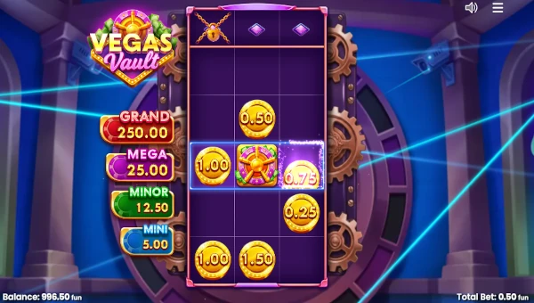 Vegas Vault Base Game Screenshot – Showing Features