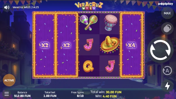 Veracruz Wild bonus game