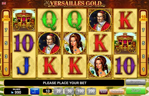 Versailles Gold slot free play demo