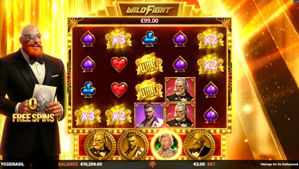 Vikings go to Hollywood Bonus Game – Free Spins Features