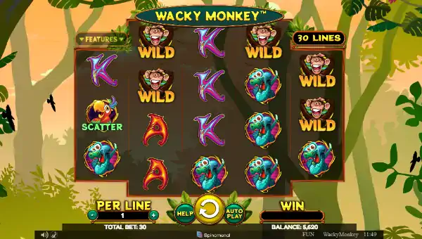 Wacky Monkey base game review