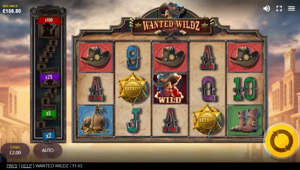 Wanted Wildz base game review