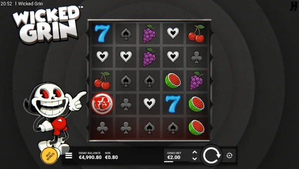 Wicked Grin Base Game Screenshot – Showing Features