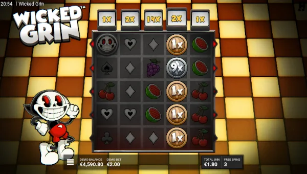 Wicked Grin Bonus Game – Free Spins Features