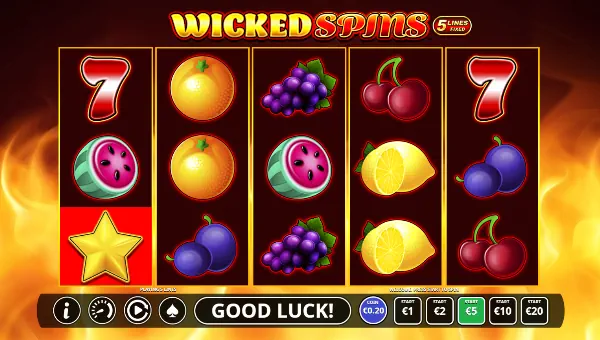 Wicked Spins base game review