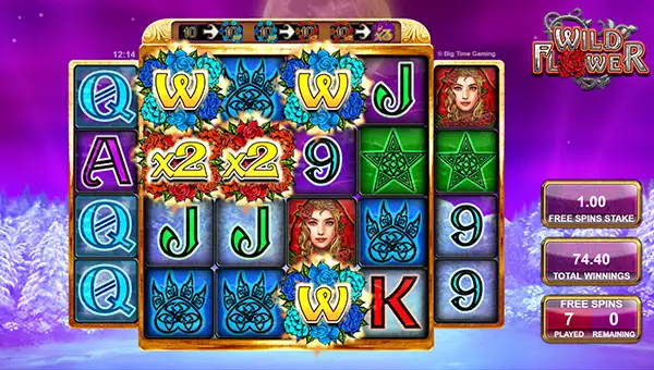 wild flower free spins