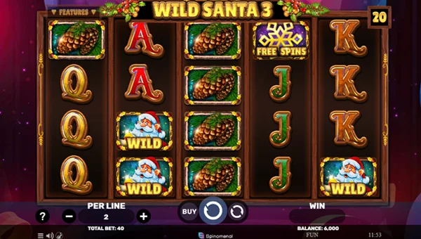Wild Santa 3 base game review