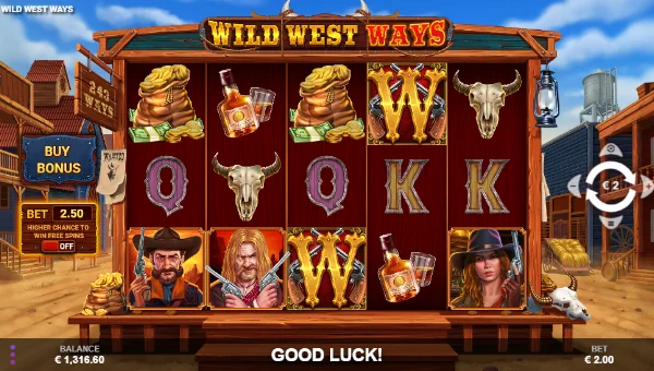 Wild West Ways base game review