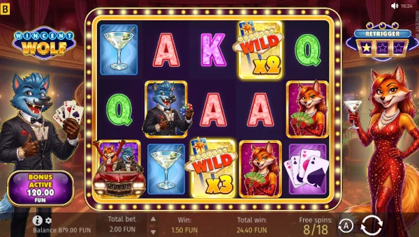 Wincent Wolf Bonus Game – Free Spins Features