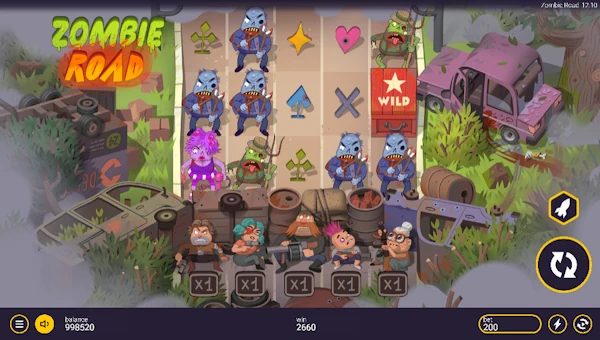 Zombie Road Base Game Screenshot – Showing Features