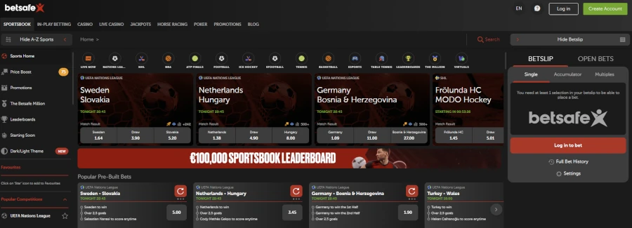 Betsafe Sportsbook