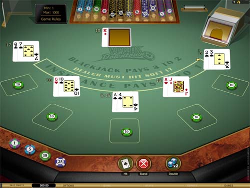 Vegas Downtown Blackjack casino game